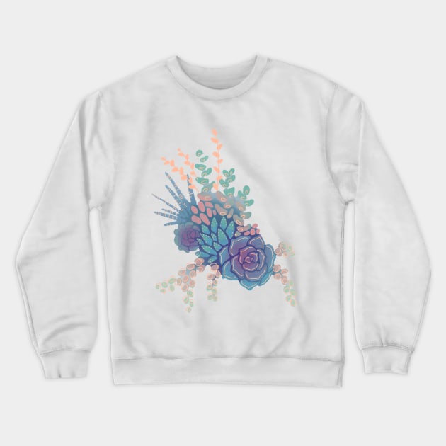 Succulents 2 Crewneck Sweatshirt by Abbilaura